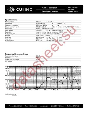 CLS0401MP datasheet  